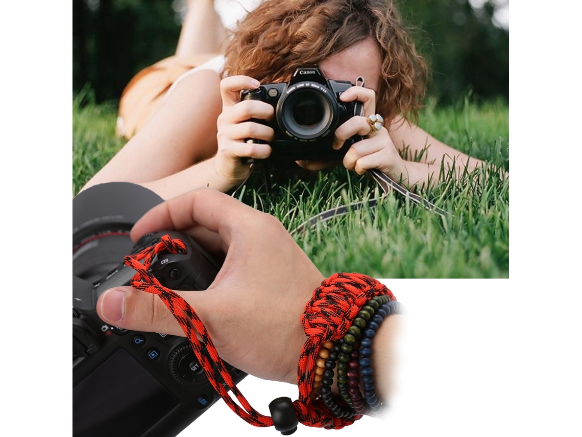 Cinturón De Muñeca Para Cámara, Asa De Mano, Agarre, Correa Y Cordón Lanyard Para Cámara