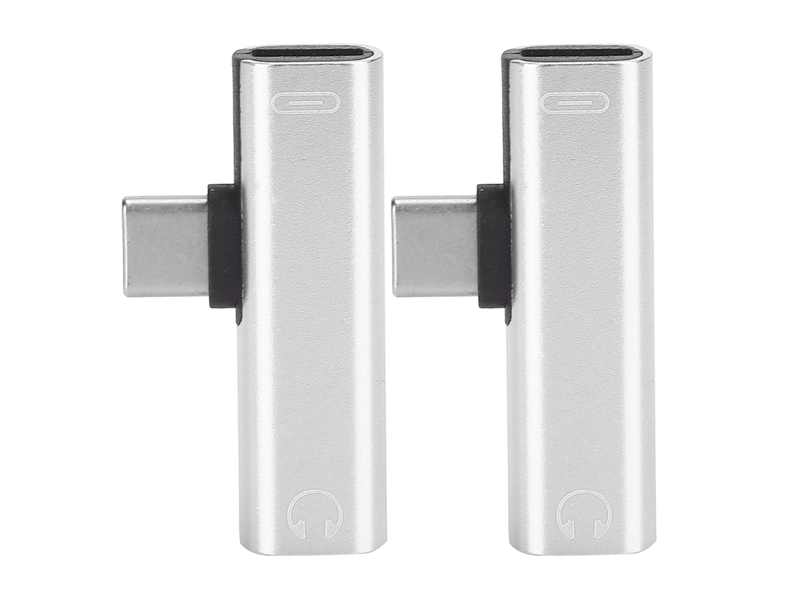 Cable de audio EOOCOO 2 en 1 de USB-C a 3,5 mm (adaptador de audio con función de carga)