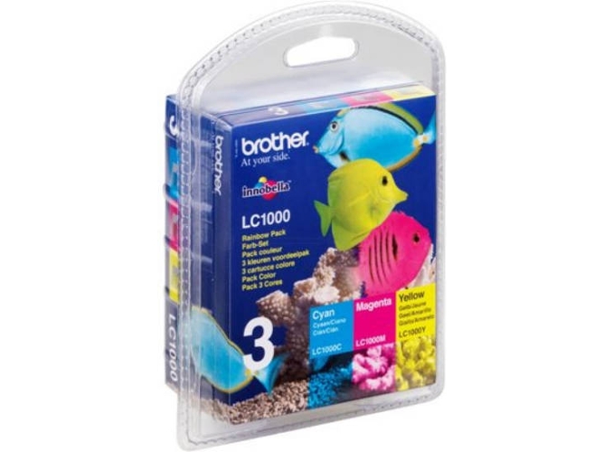Cartucho de tinta BROTHER LC-1000RBWBPDR