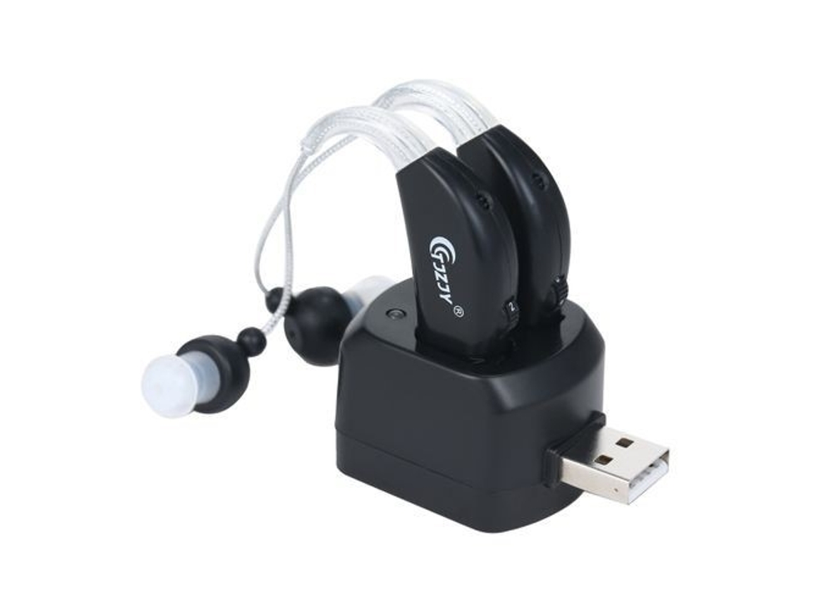 Audífono recargable para personas mayores con auriculares amplificadores NICECEE