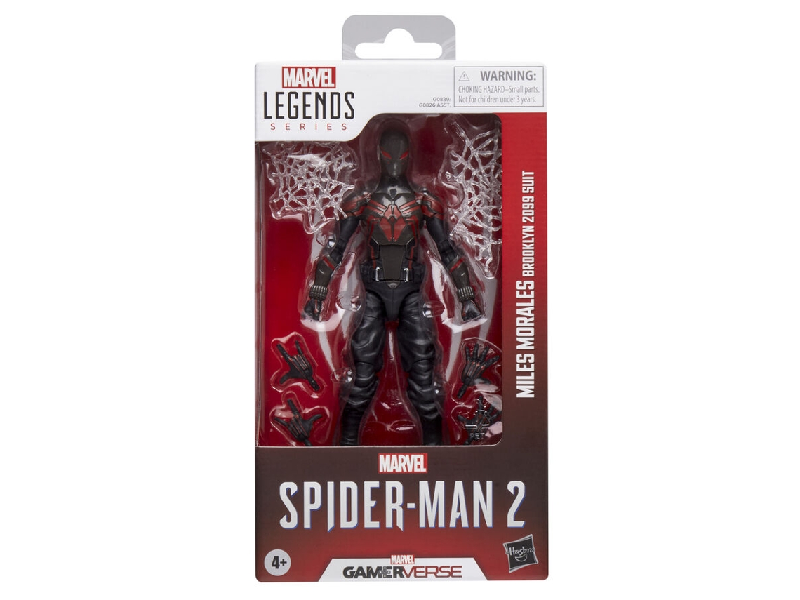Figura de Marvel Legends Spider-Man 2 Miles Morales Brooklyn 2099 de 15 cm de Hasbro