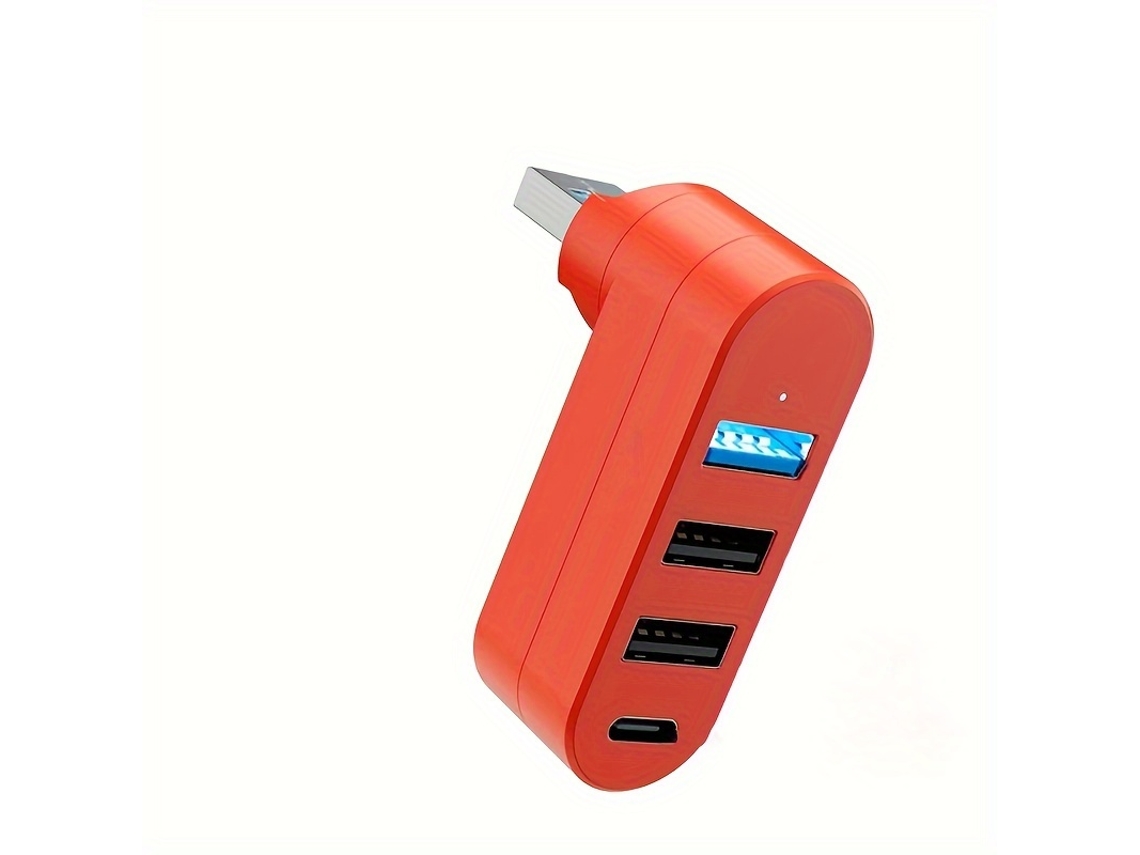 Concentrador Usb 3.0/2.0 Con 4 Puertos Usb-c Mejorados Para Portátiles Y Estaciones De Trabajo.