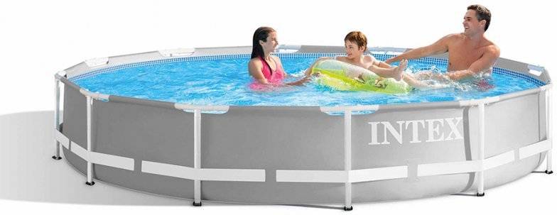 Piscina Tubular INTEX Prisma Frame Redonda (5 personas - 366x76cm - 6.503L)