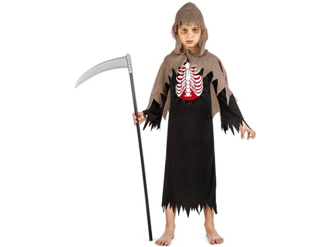 Disfraz de Niño DISFRAZZES Espectro Esqueleto (Talla: 10 a 12 años)