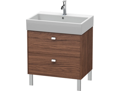 Mueble de aseo DURAVIT Brioso de pie 68,4 x 45,9 cm 2 extraíbles extraíble superior incl. hueco para sifón y delantal para lavabo Vero Air 23507