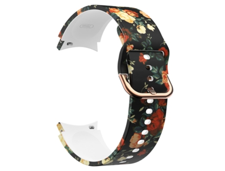 Correa de Silicona 20mm liberación rápida con hebilla para Samsung Galaxy Watch 5 40mm/44mm/5 Pro 45mm - Rosa roja