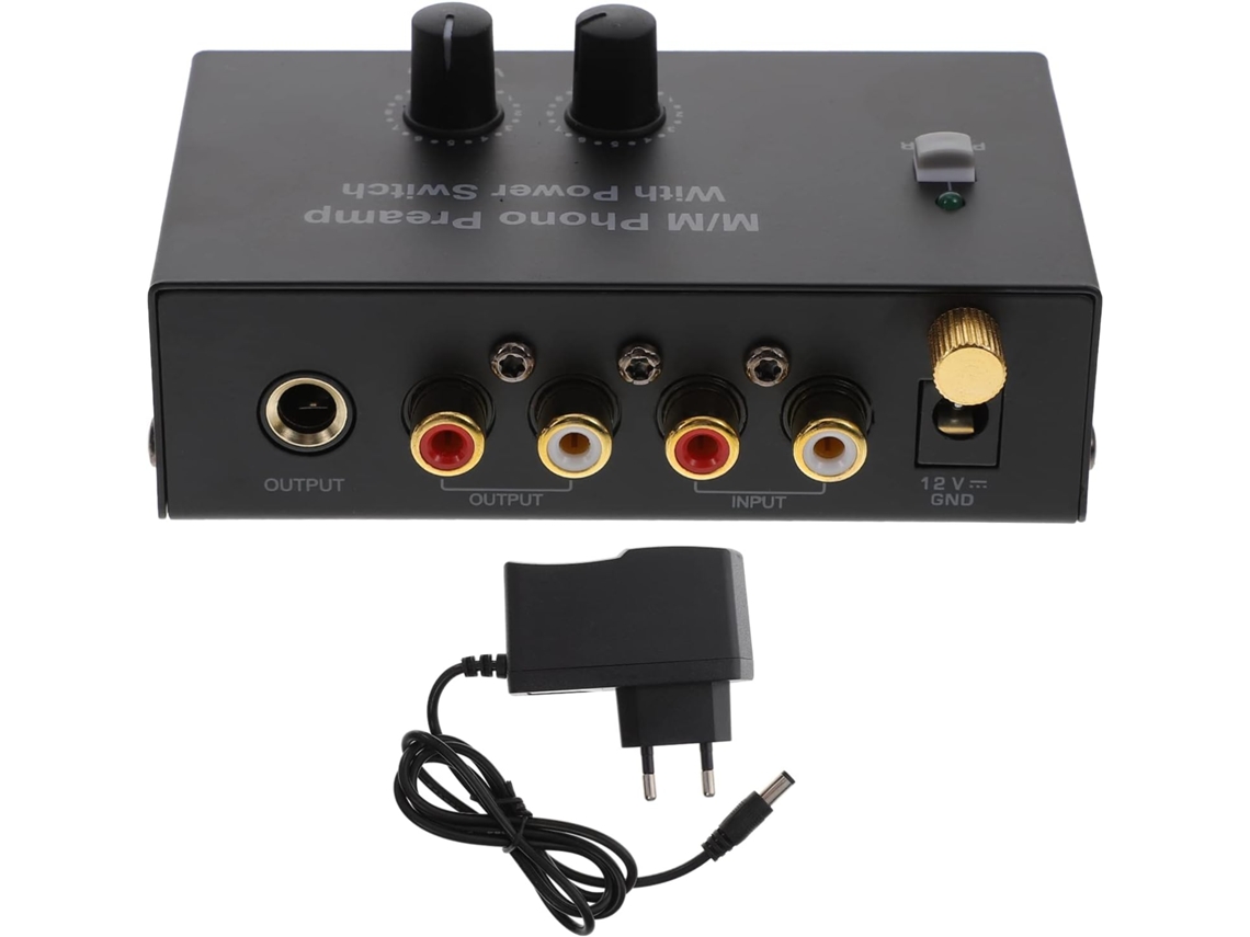 Preamplificador De Fono Para Tocadiscos Estéreo Compacto, Amplificador De Audio
