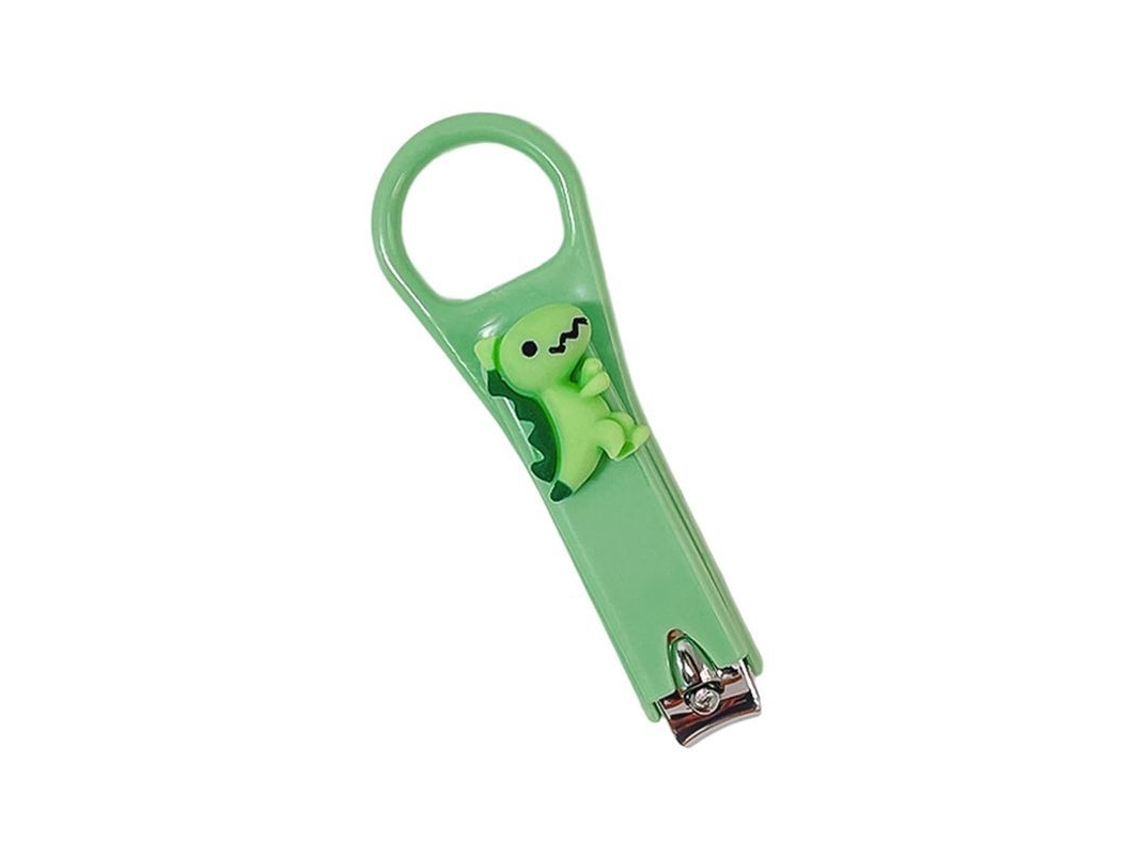 Tijeras De Uñas Portátiles De Acero Inoxidable Con Protector Antiderrame Para Manicura Casera Para Adultos (verde)