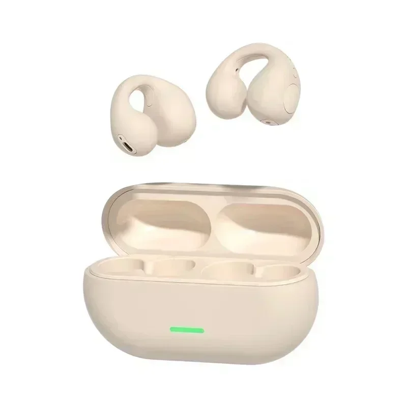 Auriculares Inalámbricos Bluetooth 5.3 (caqui), Conducción Ósea, Estéreo, Resistentes Al Agua