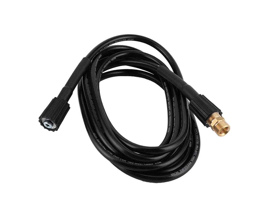 Manguera Flexible Para Limpiadora De Presión M22, Negro, Extensión 10m, Herramienta Pvc