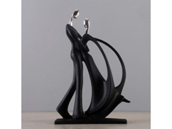 Escultura De Resina De Pareja Bailando Románticamente Para Mesa (tipo: 414a Bla Dtw)