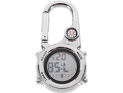 Reloj Colgante Multifuncional Ciieeo De Acero Inoxidable Y Aleación De Zinc, Con Pantalla Resistente Al Agua.