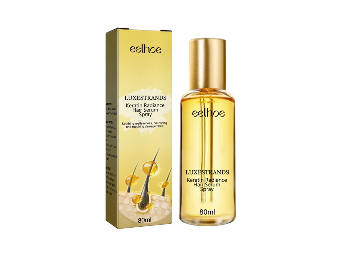 La esencia capilar de proteína de anguila repara el cabello.