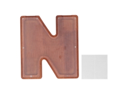 Dan26-hucha De Letra Personalizada Hucha De Madera Con Letras Para Niños Caja De Monedas Alfabeto