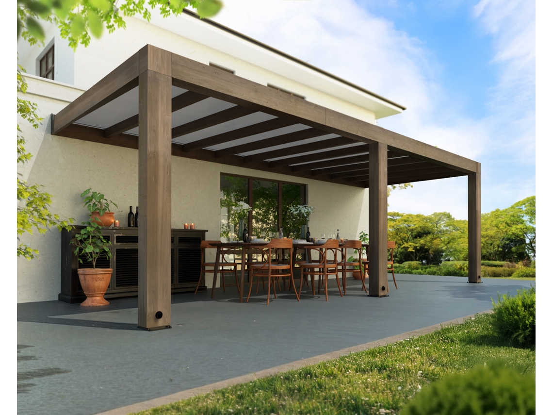 Pérgola CANOPIA Helsinki 3X7,3 Pérgola de madera de cedro