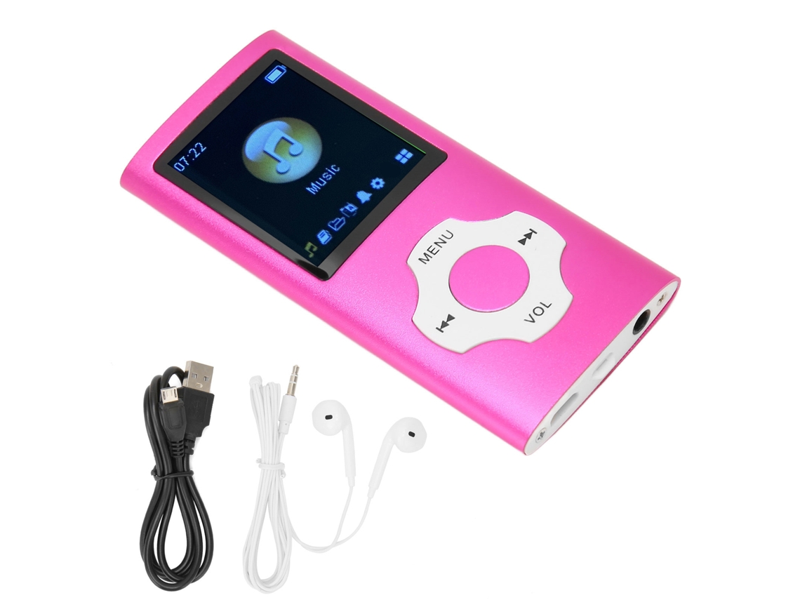 Reproductor MP3 portátil con pantalla LCD de 1,8 pulgadas, grabadora, radio FM, para estudiantes