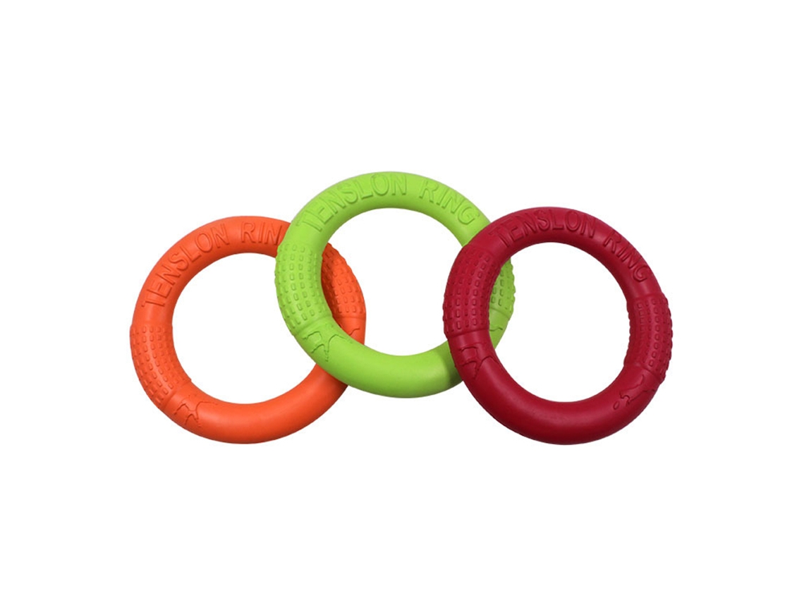 Frisbees Para Perros, Anillo De Eva, Juguetes Interactivos Flotantes Para Entrenamiento Al Aire Libre, 3 Piezas.