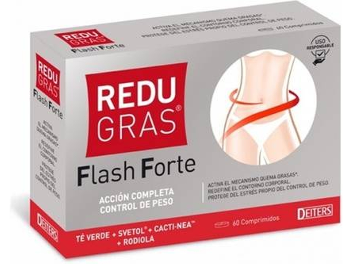 Complemento Alimentar DEITERS Redugras Flash Forte (60 comprimidos)