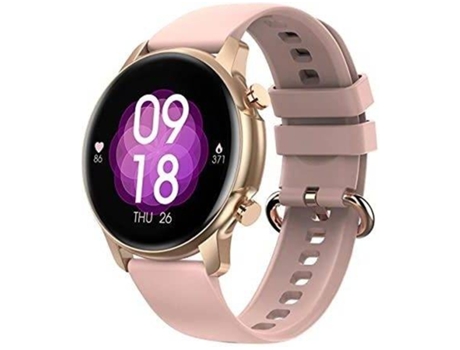 Smartwatch MDUG Monitor de Frequência Cardíaca Rosa
