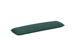 Cojín De Espalda Verde Oscuro 200 X 50 Cm Tela De Pana