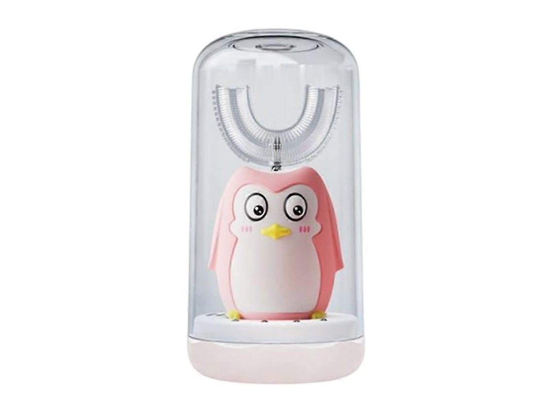 Escova De Dentes Elétrica Infantil De Desenho Animado, À Prova D'água, Em Formato De U, Totalmente Automática, Com Copo Para Enxaguante Bucal.