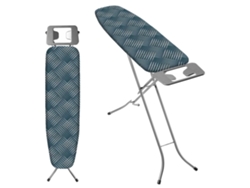Tabla de planchar, 110x30 cm, superficie multicapa resistente al calor, soporte para la plancha, patas antideslizantes, diseño compacto.