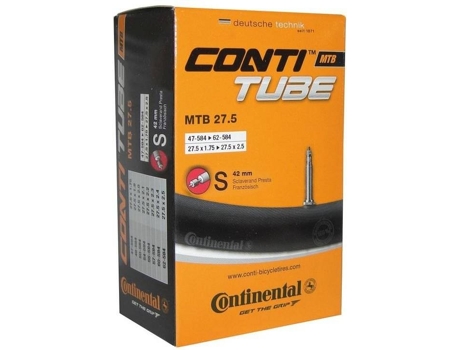 Cámaras de Aire CONTINENTAL Mtb Tube Presta 42 Mm (27.5 - 650B´´)