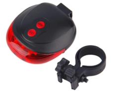 Potente luz trasera para bicicleta 7 modos de iluminación YIZHOOD DES583 (Negro)