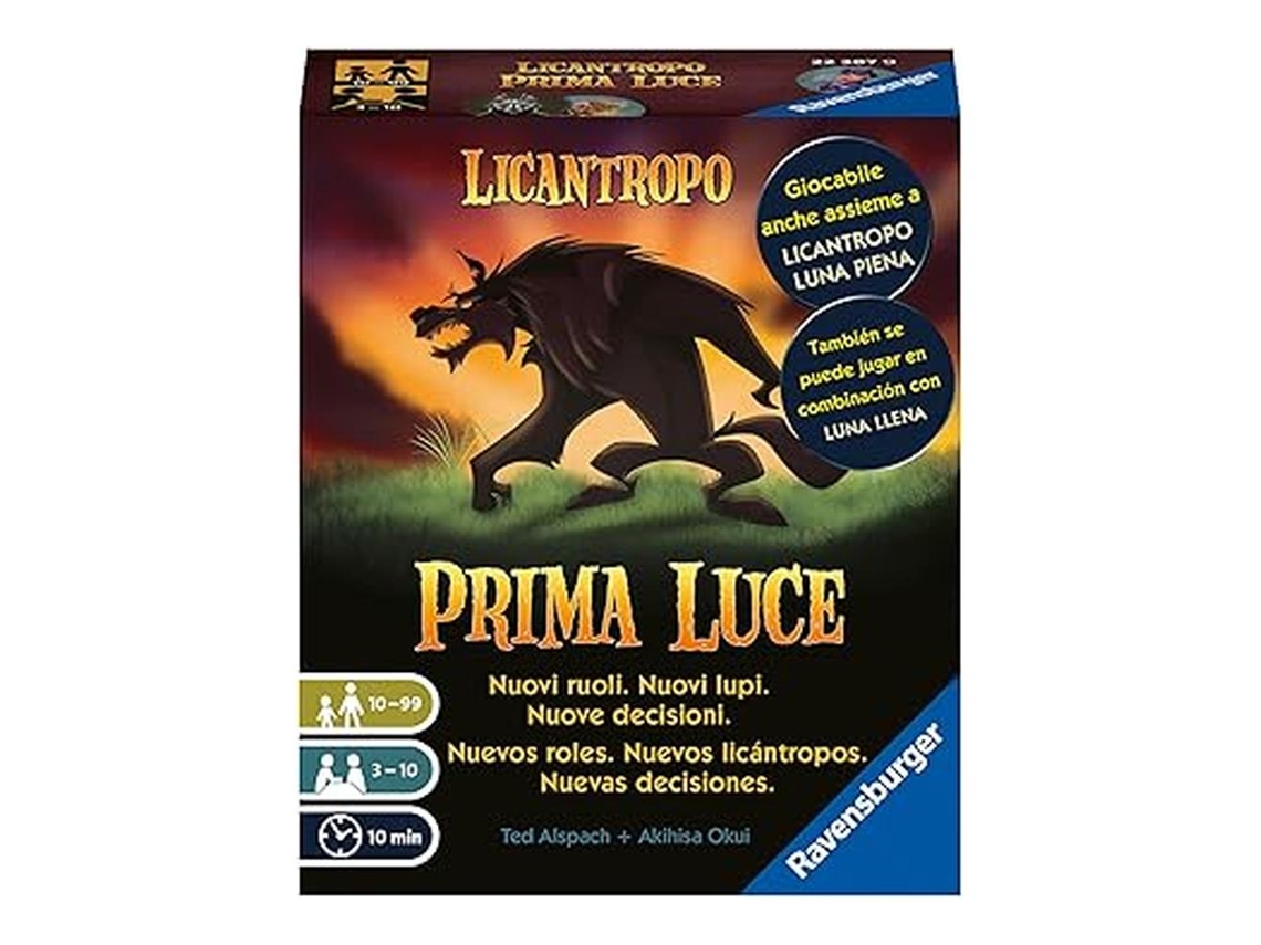Juego de cartas Ravensburger Hombre Lobo Prima Luce con aplicación 22387 P25