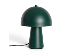 Quinga Lámpara de Mesa Metal Verde LEDKIA