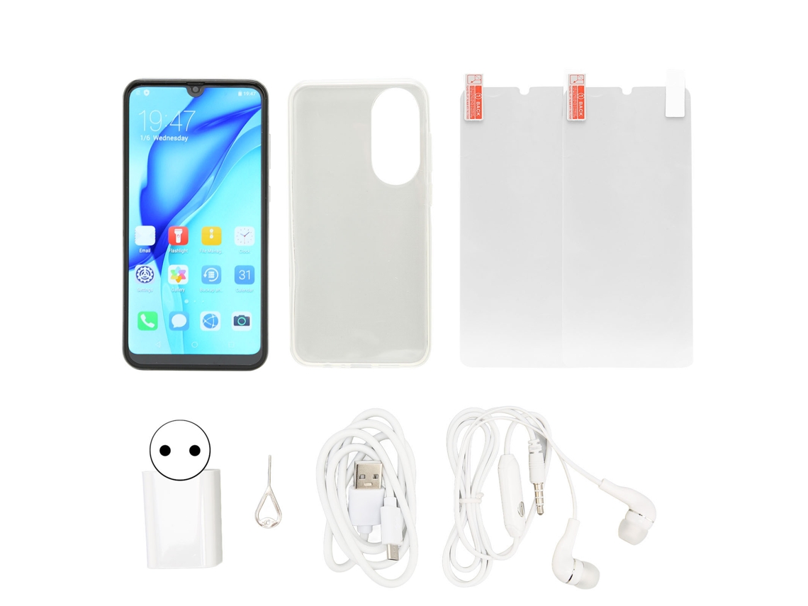 Teléfono Inteligente Android 11.0 Desbloqueado, Pantalla Hd De 6,1 Pulgadas, Procesador Mt6580p De Cuatro Núcleos, 4 Gb De Ram, 64 Gb De Rom, Cámara F