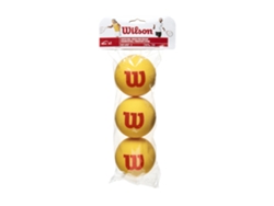 Juego de 3 pelotas de tenis WILSON en mousse Starter Tour