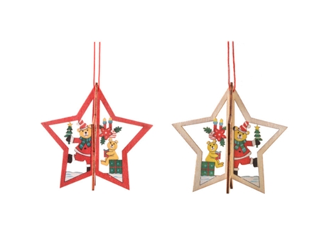 Árbol de Navidad Colgante de madera Madera, Regalos para niños Decoración del hogar de Navidad, estilo 3
