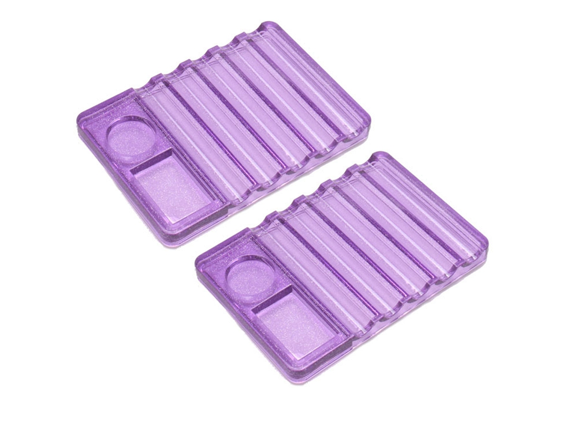 Portaescobillas de gel UV acrílico, herramienta de exhibición de brochas de maquillaje KOFIHETY