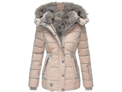 Chaqueta De Plumas De Invierno Para Mujer, Manga Larga, Cálida, Informal, Para Uso Diario.