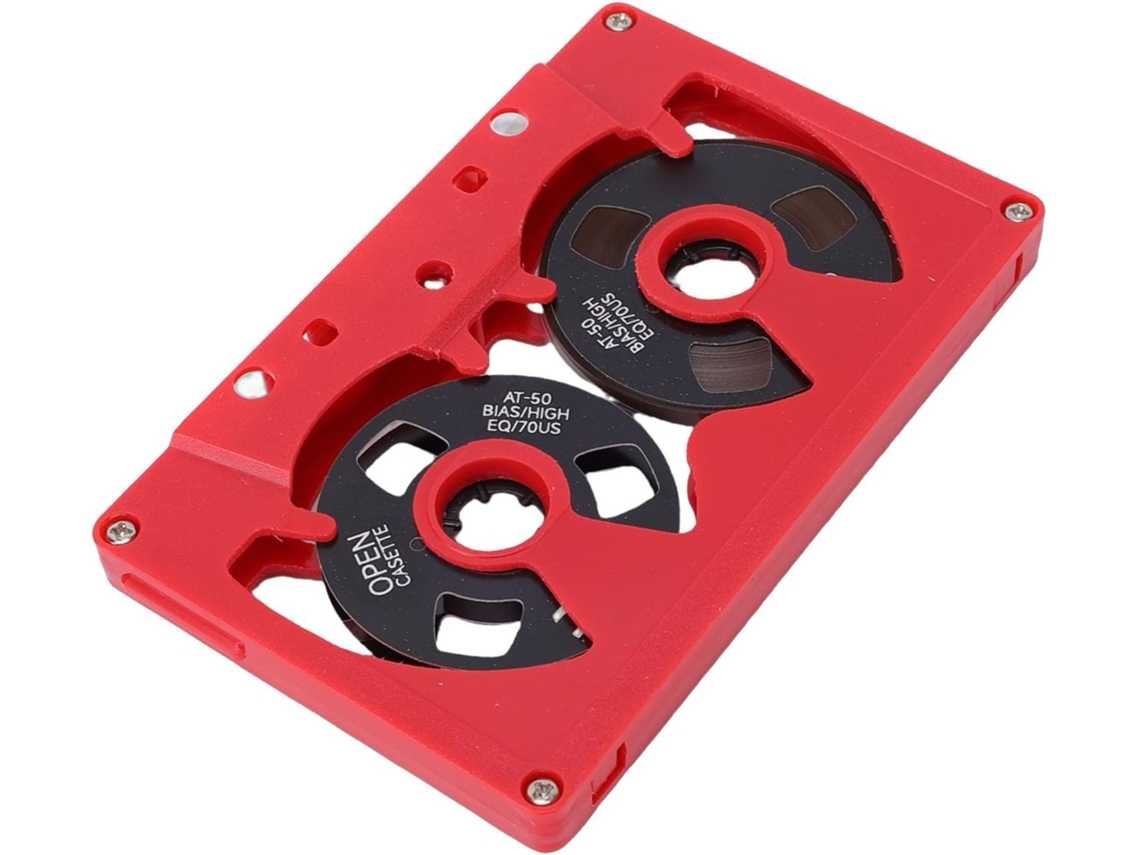 Carrete De Casete Virgen - Casete Metálico De Doble Cara Con Capacidad Para 50 Minutos De Sonido
