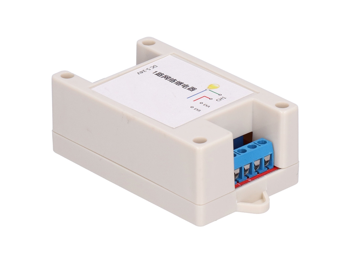 Controlador de Relé Ethernet Veloriskku Tcpudp 1 Vía para Sistema de Casa Inteligente