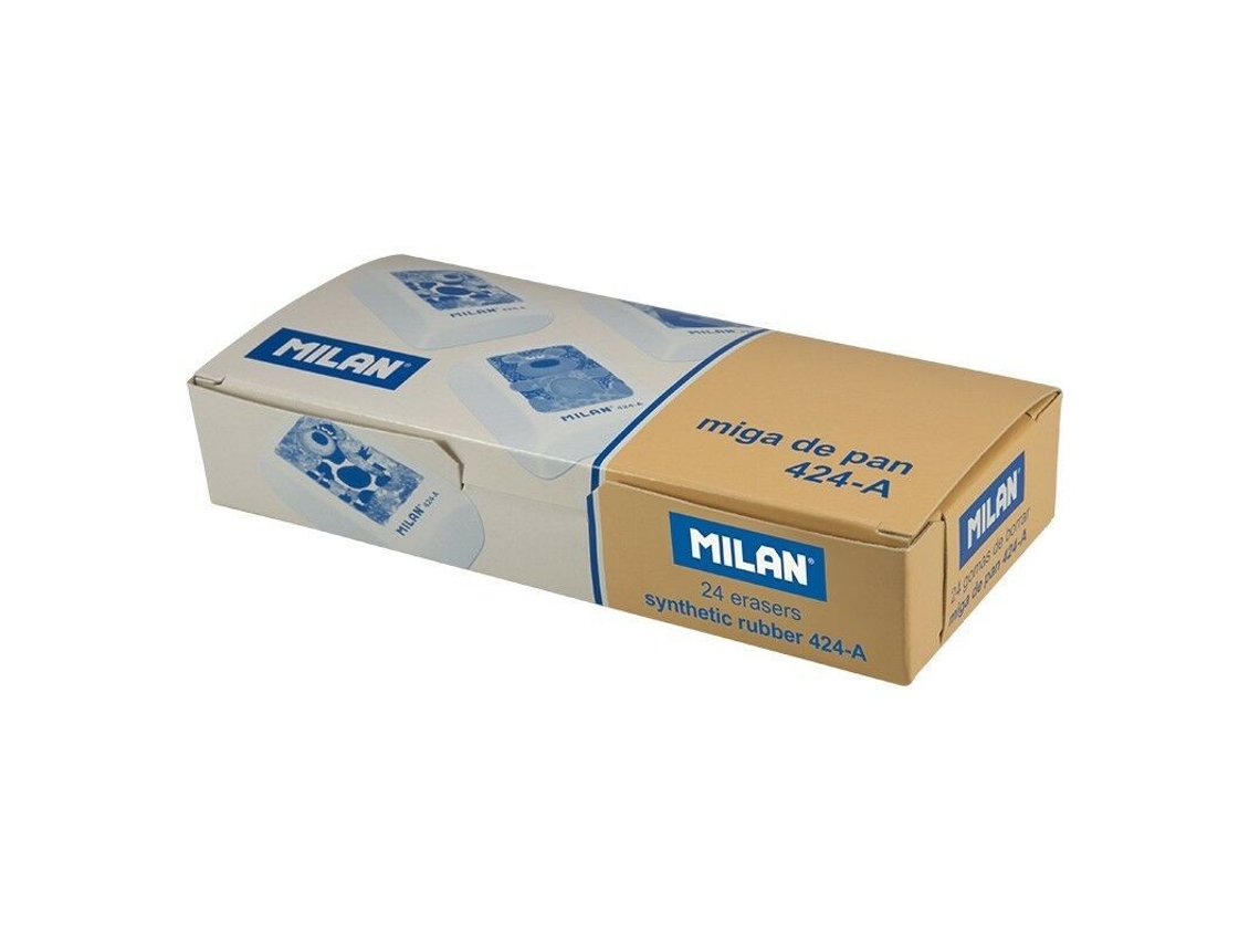 MILAN Caja 24 Gomas de Borrar Miga de Pan 424-A