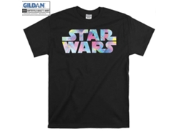 Star Wars Iridescent Pop Logo Graphic T-shirt Star Wars Logo Unisex Best Sellers Size:xxl