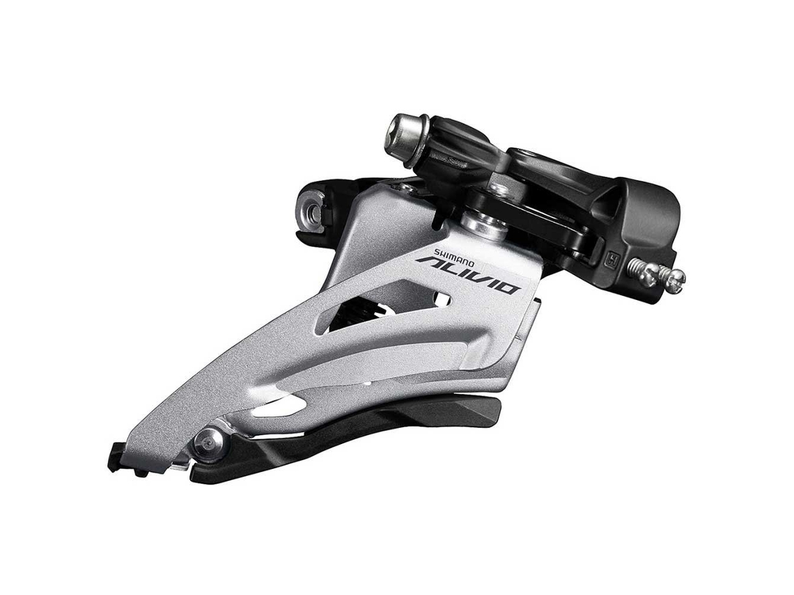 Desviador Dianteiro Alivio M3120 48.8 Mm Preto Prateado 2 X 9Sshimano