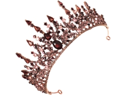 Tiara De Noiva Vintage Antiga Em Liga De Ouro