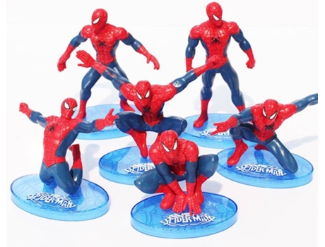 Set de Figuras Spiderman (6 unidades - 6 - 13 cm)