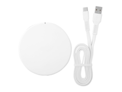 Cargador Inalámbrico 10w Carga Rápida Diseño Ultra Delgado Base De Carga Inalámbrica Qi Blanco