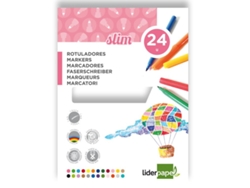 Liderpapepel Color de Color Slim 24 Unidades