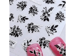 Pegatinas De Uñas Estilo Japonés 5d, Kit De Láminas Acrílicas Deslizables Para Uñas Diy