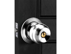 Cerradura De Puerta, Perno Acero Inoxidable, Deslizante, Perilla Con Cerradura Y Llaves, Bola For Baño, Dormitorio,