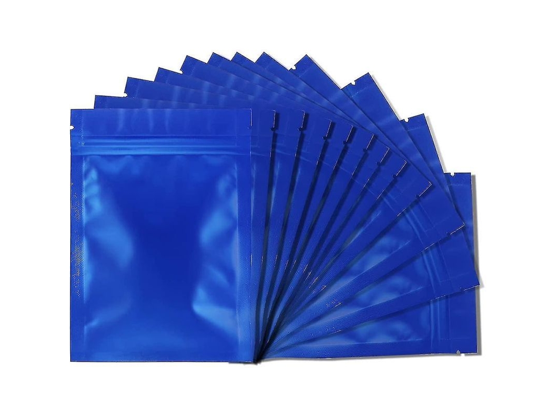 2026-bolsas A Prueba De Olores Mylar Resellables Bolsas De Lata Bolsas Planas Negro Mate Para Almacenamiento De Alimentos