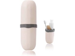 Estuche para cepillo de dientes y protector de pasta de dientes, color beige Rosewell