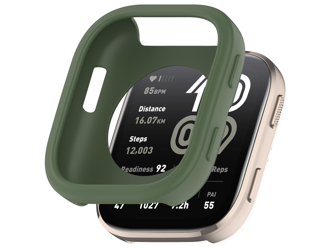 Capa para Amazfit Bip 6 Silicone de Cor Sólida, Verde GERTIZ