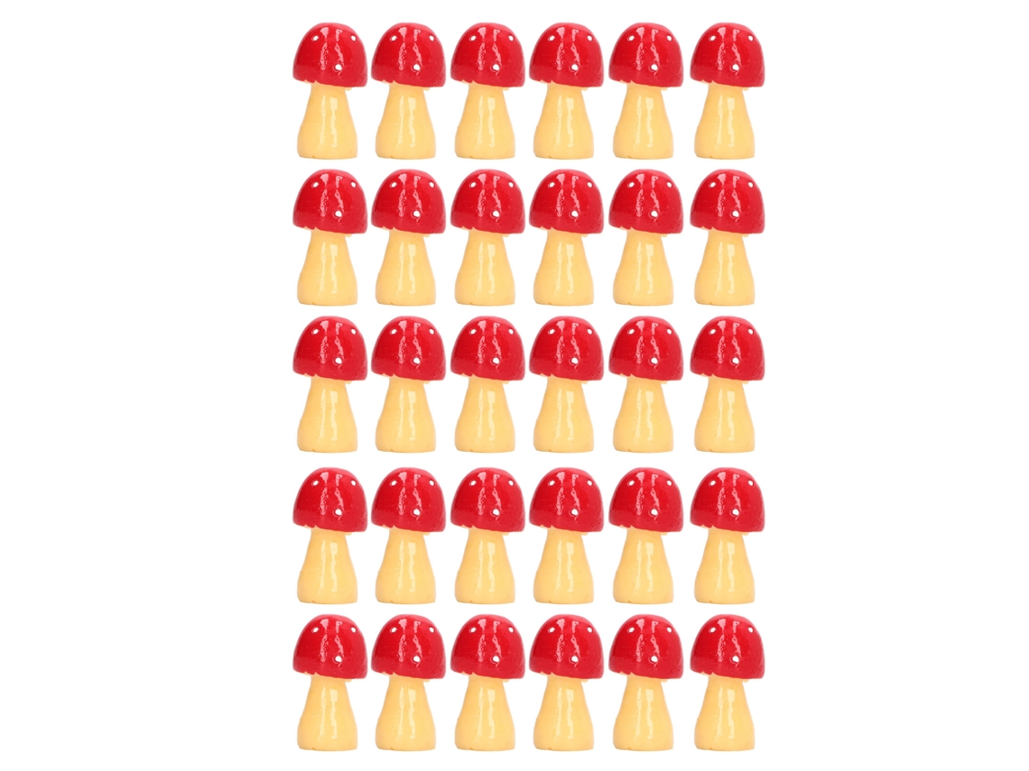 2026 30 mini setas para decoración de casas de muñecas 1:12 1:6 Adornos para paisajes